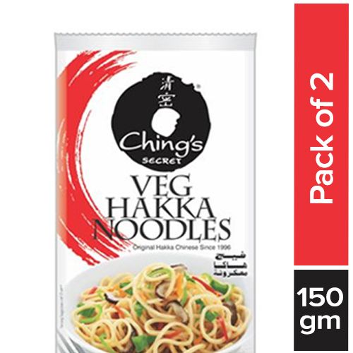 Chings Hakka Noodles - Veg, 2x150 g Multi Pack 