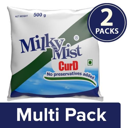Milky Mist Curd - Farm Fresh, 2x500 g Multi Pack 
