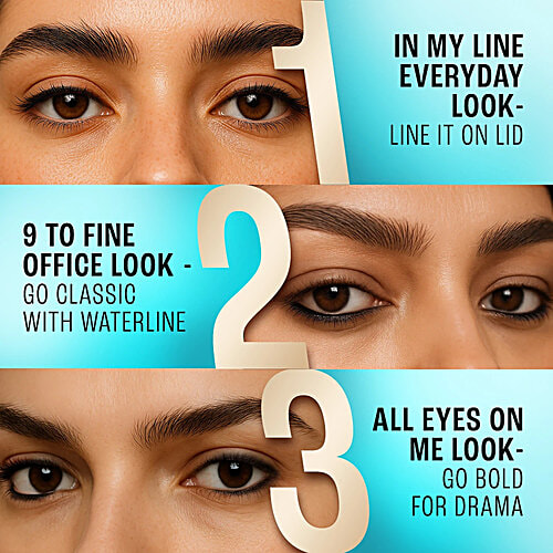 Lakme 9-5 Eyeconic Kajal, 2x0.35 g (Multipack)