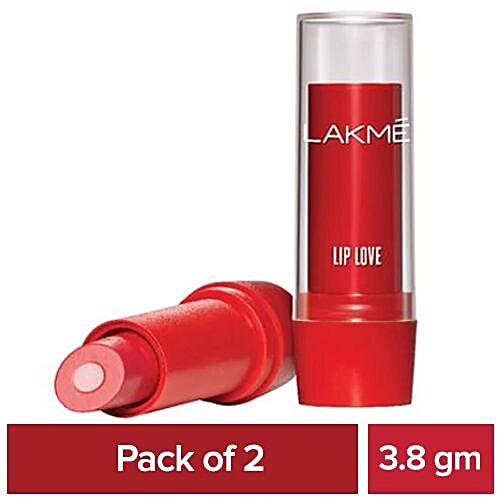Buy Lakme Lip Care Lip Love 2x3.8 gm (Multi Pack) Online at Best