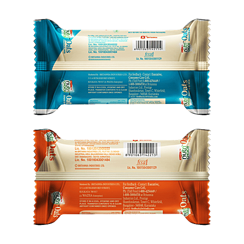 Britannia Nutri Choice Heavens Oats - Milk Almond 75 gm, Combo 2 Items 