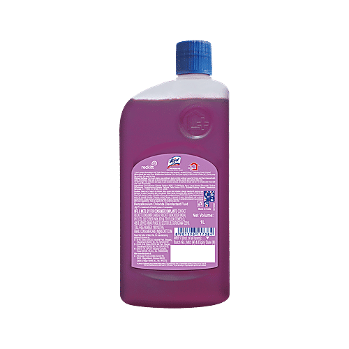 Lizol Disinfectant Surface & Floor Cleaner Liquid Citrus 975 ml + Lavender 975 ml, Combo (Pack of 2) 