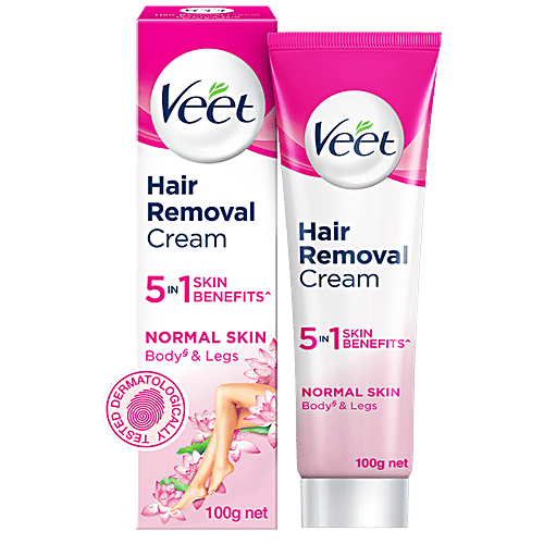 Veet Hair Removal Cream - Normal Skin, 2x100 g Multi Pack 