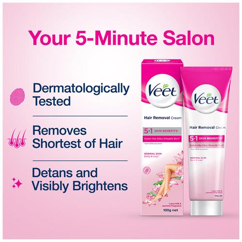 Buy Veet Hair Removal Cream - Sensitive Skin 2x100 gm (Multi Pack) Online  at Best Price. of Rs 560 - bigbasket