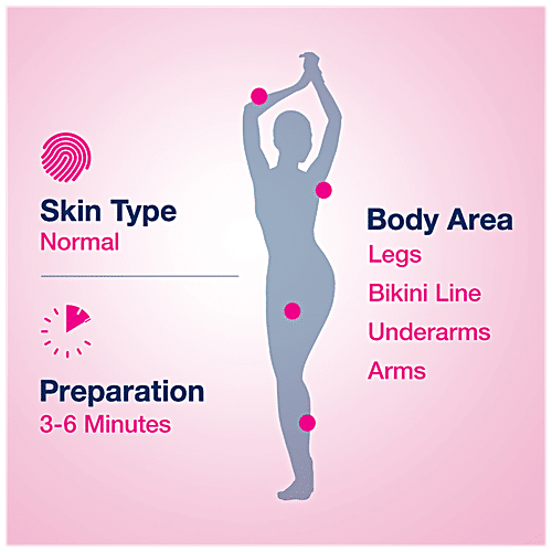 Veet Hair Removal Cream - Normal Skin, 2x100 g Multi Pack 