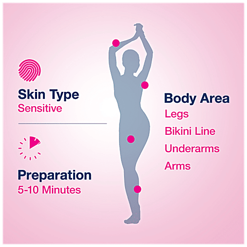 Veet Hair Removal Cream - Sensitive Skin, 2x100 g Multi Pack 
