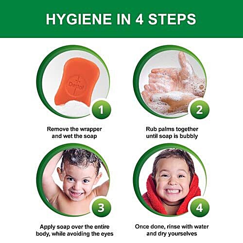 Dettol Bathing Soap - Original, 4x125 g Multi Pack 