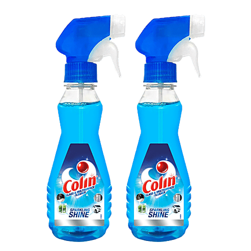 Buy Colin Glass & Surface Cleaner Liquid Spray, Regular Online at Best