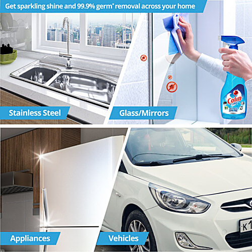 Buy Colin Glass & Surface Cleaner Liquid Spray, Regular Online at Best