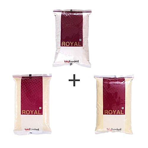 bb Royal Sooji - Ordinary, 1 kg + Besan Flour, 1 kg + Maida, 1 kg, Combo 3 Items 