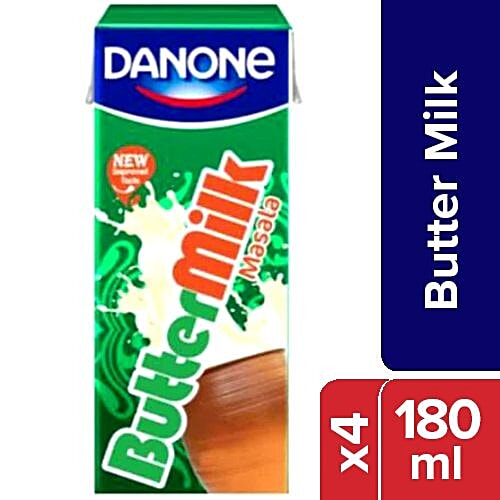 danone Butter Milk, 180 ml Pack of 4 