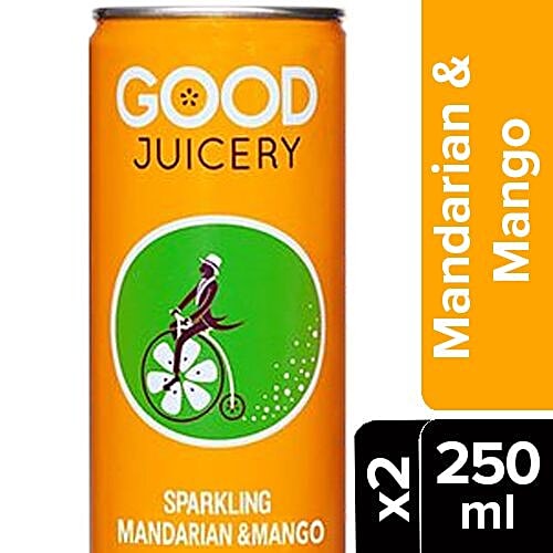 Buy Good Juicery Sparkling Mandarian &Mango Juice 2x250 ml (Multipack) Online at Best Price
