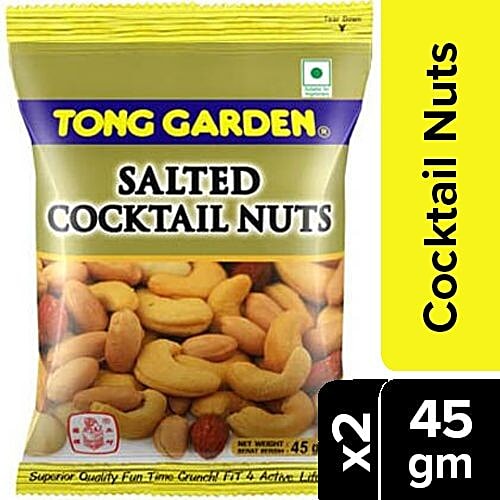 Tong Garden Cocktail Nuts, 2x40 g Multipack 