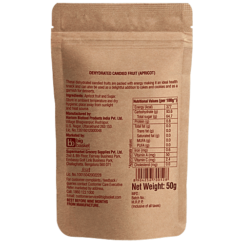 Fresho Signature Apricot Dry Fruit, 4x50 g Multipack 