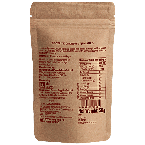 Fresho Signature Pineapple Dry Fruit, 4x50 g Multipack 
