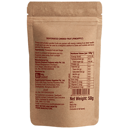 Fresho Signature Pineapple Dry Fruit, 6x50 g Multipack 