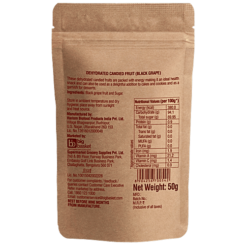 Fresho Signature Black Grape Dry Fruit, 4x50 g Multipack 