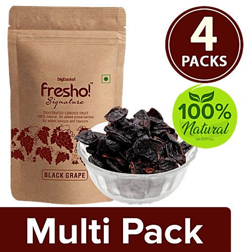 Fresho Signature Black Grape Dry Fruit, 4x50 g Multipack 