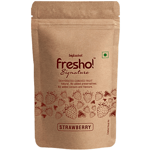 fresho! Signature Dry Fruit Strawberry, 2x50 g Multipack 
