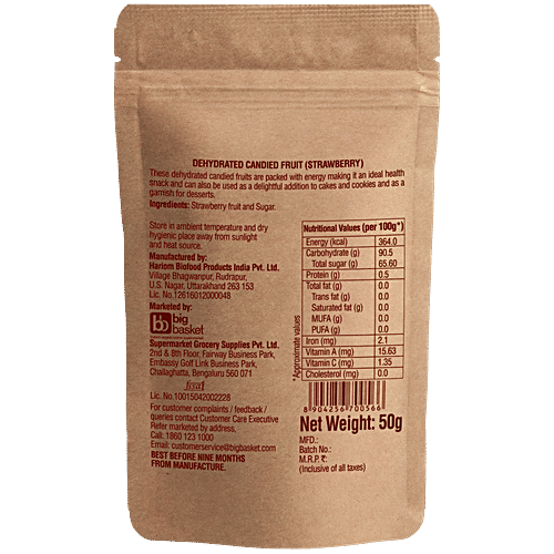 fresho! Signature Dry Fruit Strawberry, 2x50 g Multipack 