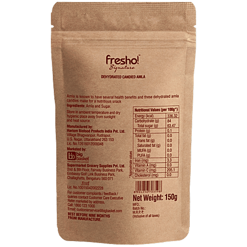 fresho! Signature Amla Dry Fruit, 2x50 g Multipack 
