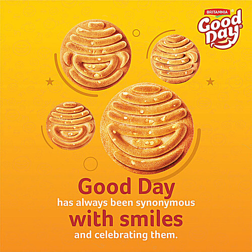 Britannia Good Day Cookies - Rich Cashew, 2x200 g Multipack 