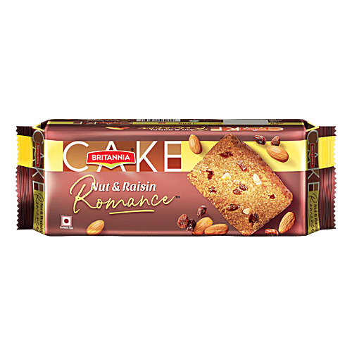 Britannia Cake - Nut & Raisin Romance, 2x150 g Multipack 