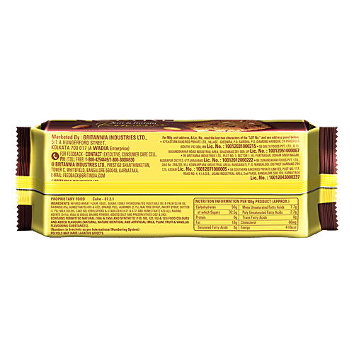 Britannia Cake - Nut & Raisin Romance, 2x150 g Multipack 