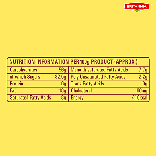 Britannia Cake - Nut & Raisin Romance, 2x150 g Multipack 