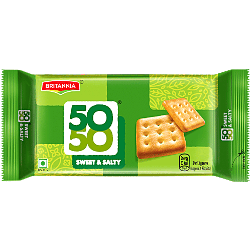 Britannia Biscuits - 50-50, 2x200 g Multipack 