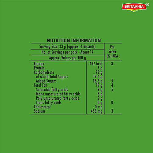 Britannia Biscuits - 50-50, 2x200 g Multipack 