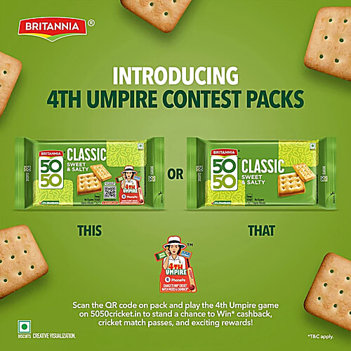 Britannia Biscuits - 50-50, 2x200 g Multipack 