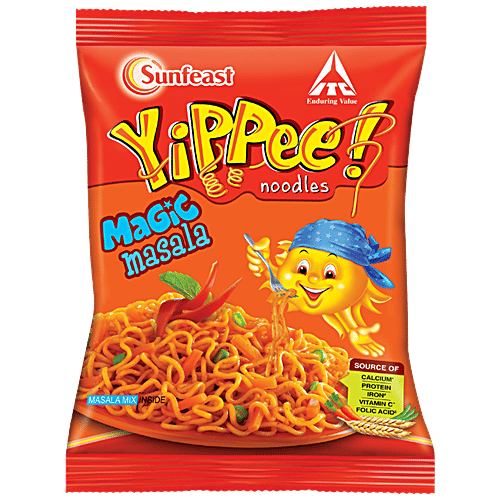 Sunfeast Yippee Noodles - Magic Masala, 3x60 g Multipack 