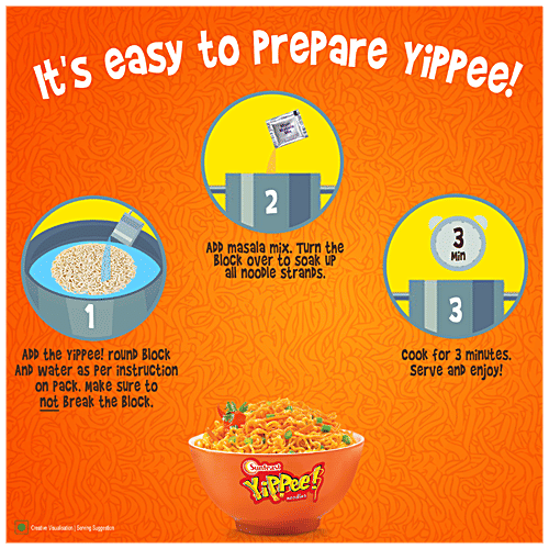 Sunfeast Yippee Noodles - Magic Masala, 3x60 g Multipack 