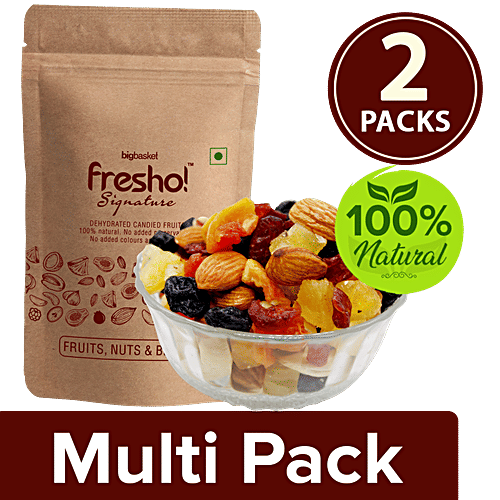 Fresho Signature Dry Fruits, Nuts & Berries, 2x50 g Multipack 