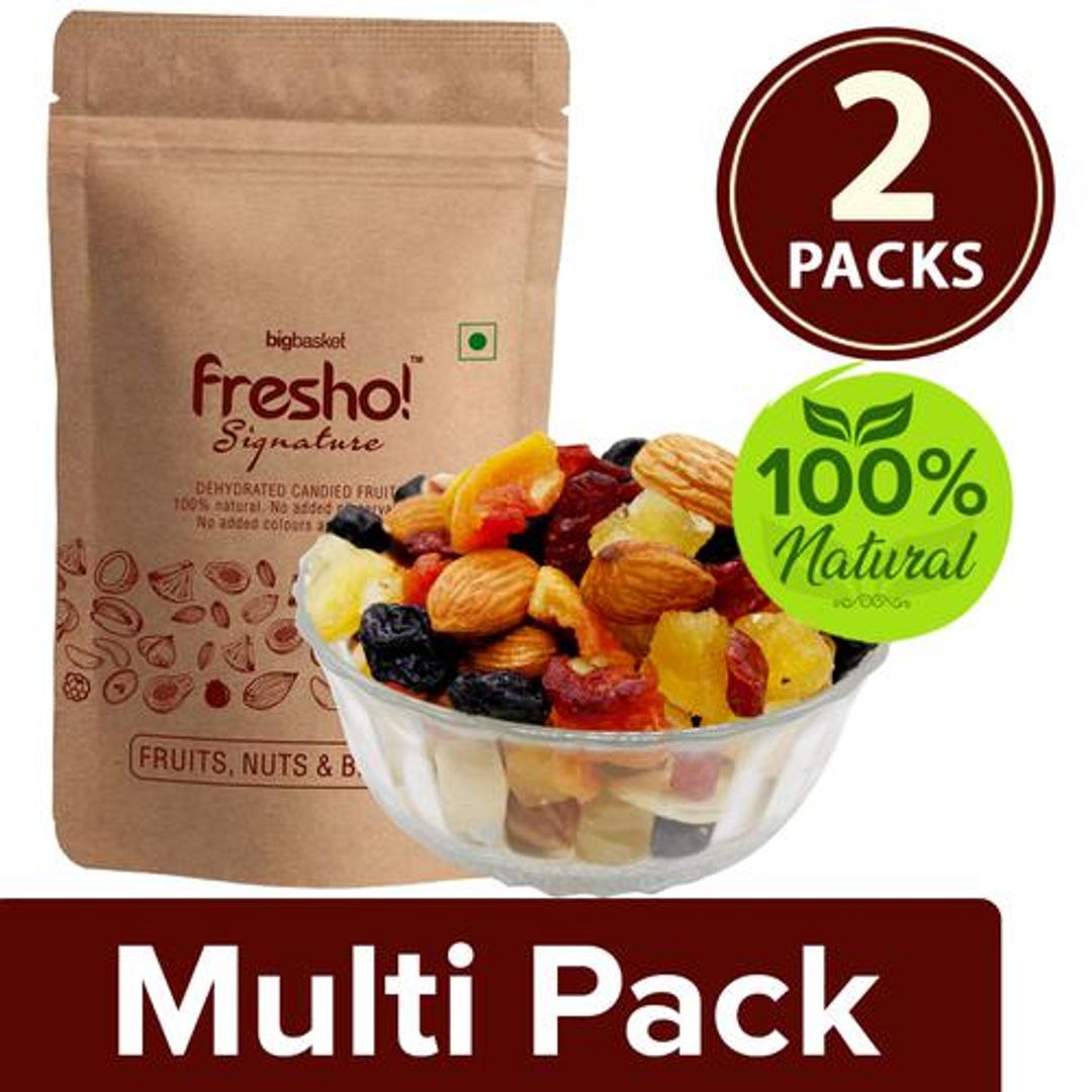 Fresho Signature Fruits, Nuts & Berries - Vegan, 2x50 g Multipack