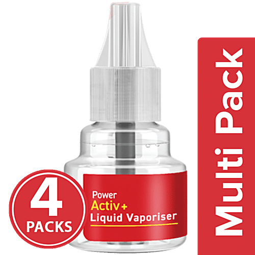 Good Knight Power Activ+ Double Power Mode Mosquito Refill, 4x45 ml Multipack