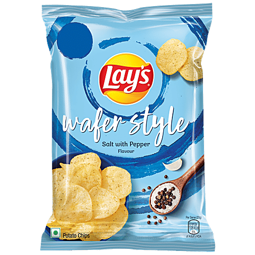 Buy Lays Wafer Style Salt With Pepper Online at Best Price of Rs 60