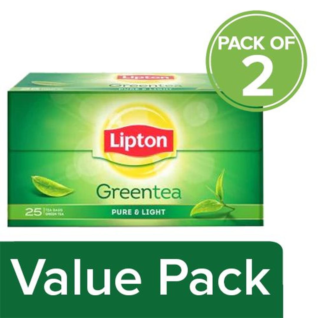 Lipton Green Tea  - Pure & Light, 2x25 pcs Multipack