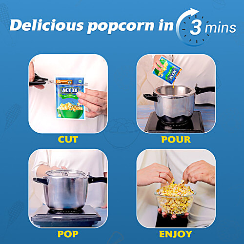 ACT II Chilli Surprise Instant Popcorn, 3x30 g (Multipack)