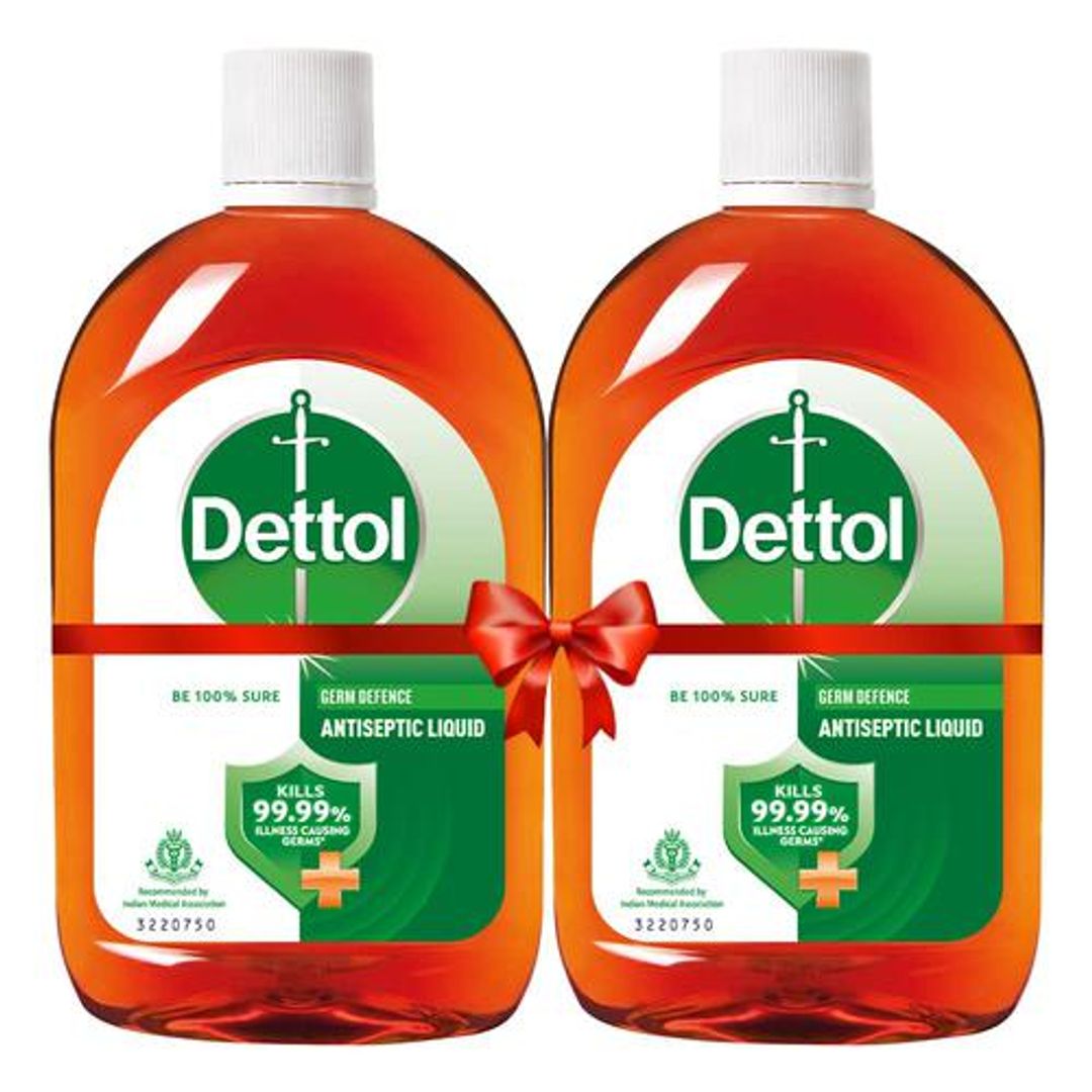 Dettol Antiseptic Disinfectant Liquid, 550 ml (Pack of 2)