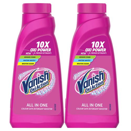 Vanish All In One Liquid Detergent Booster - 180 Ml | Stain Remover For  Clothes | Whitens Whites Brightens Colours| Suitable With All Washing