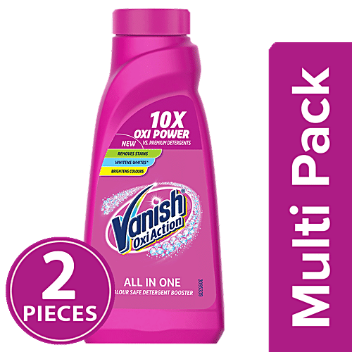 Buy Vanish Fabric Stain Remover Liquid 2x400 ml (Multipack) Online at