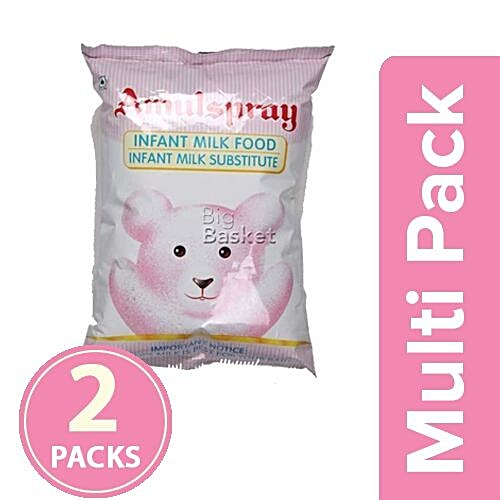 Amul Infant Milk Food - Spray, 2x1 kg Multipack