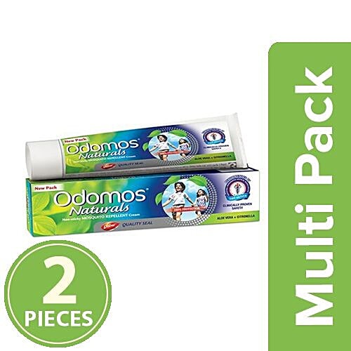Dabur Mosquito Repellent Cream - Citronella & Aloe Vera, 2x100 g  