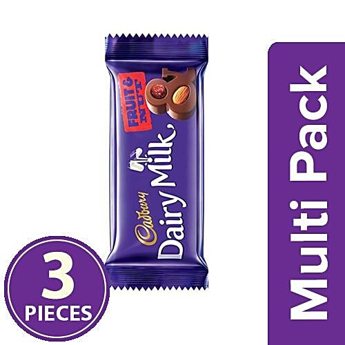 Buy Cadbury Dairy Milk Fruit & Nut Chocolate Bar 3x36 gm Online at Best