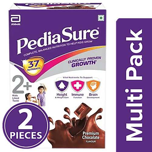 Pediasure Nutritional Powder - Premium Chocolate, 2x1 kg Multipack 