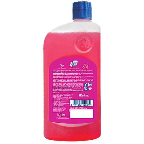 bb Combo Dettol Hand Wash 900ml + Harpic Toilet Cleaner 1L + Lizol Floor Cleaner 975ml, Combo 3 Items 