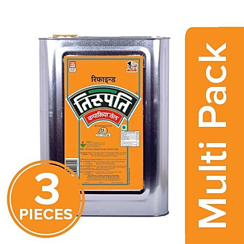 Buy Tirupati Cotton Seed Oil Online at Best Price of Rs 5929.2 bigbasket