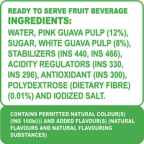 B Natural Juice - Guava Gush, 2x1 L Multipack 